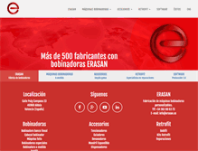 Tablet Screenshot of erasan.es